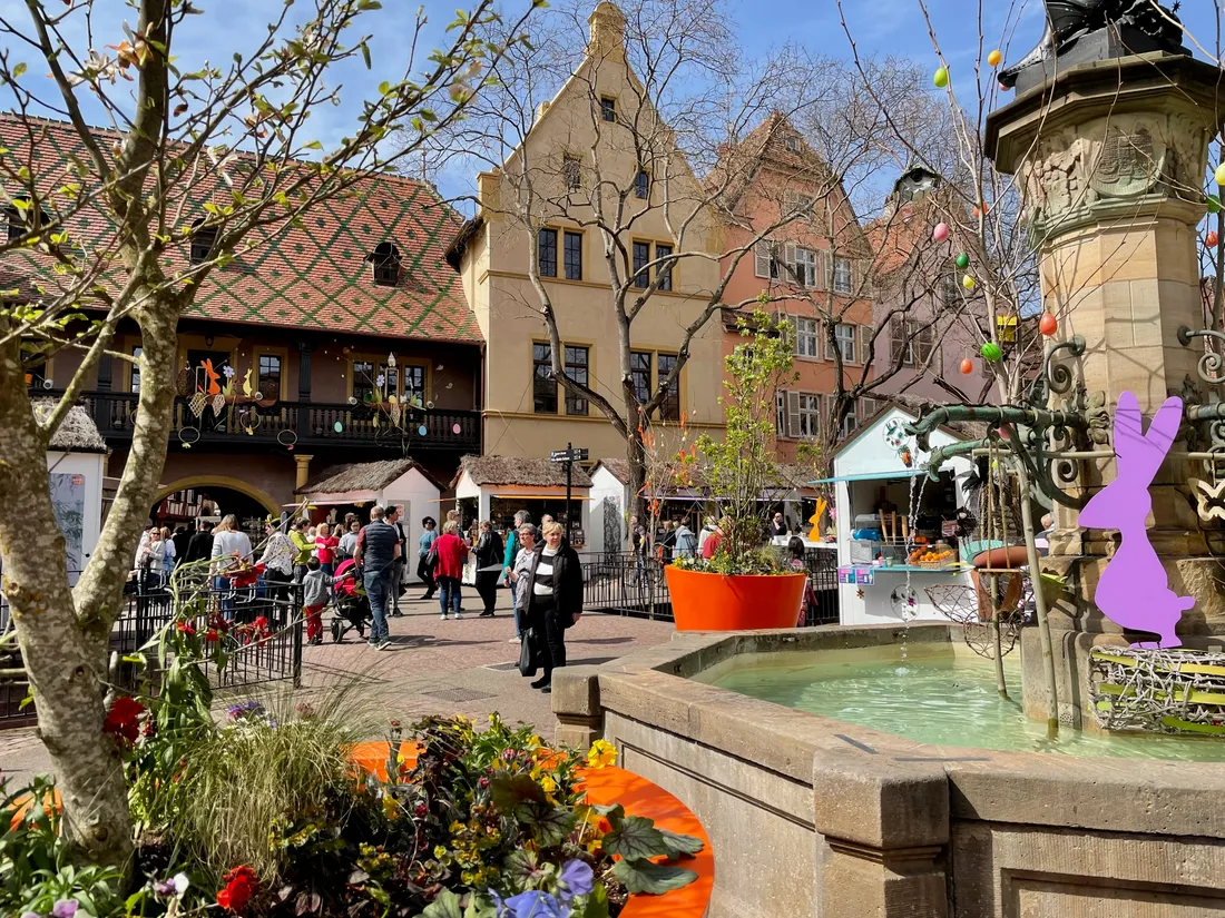 Promenade au marché de Pâques à Colmar