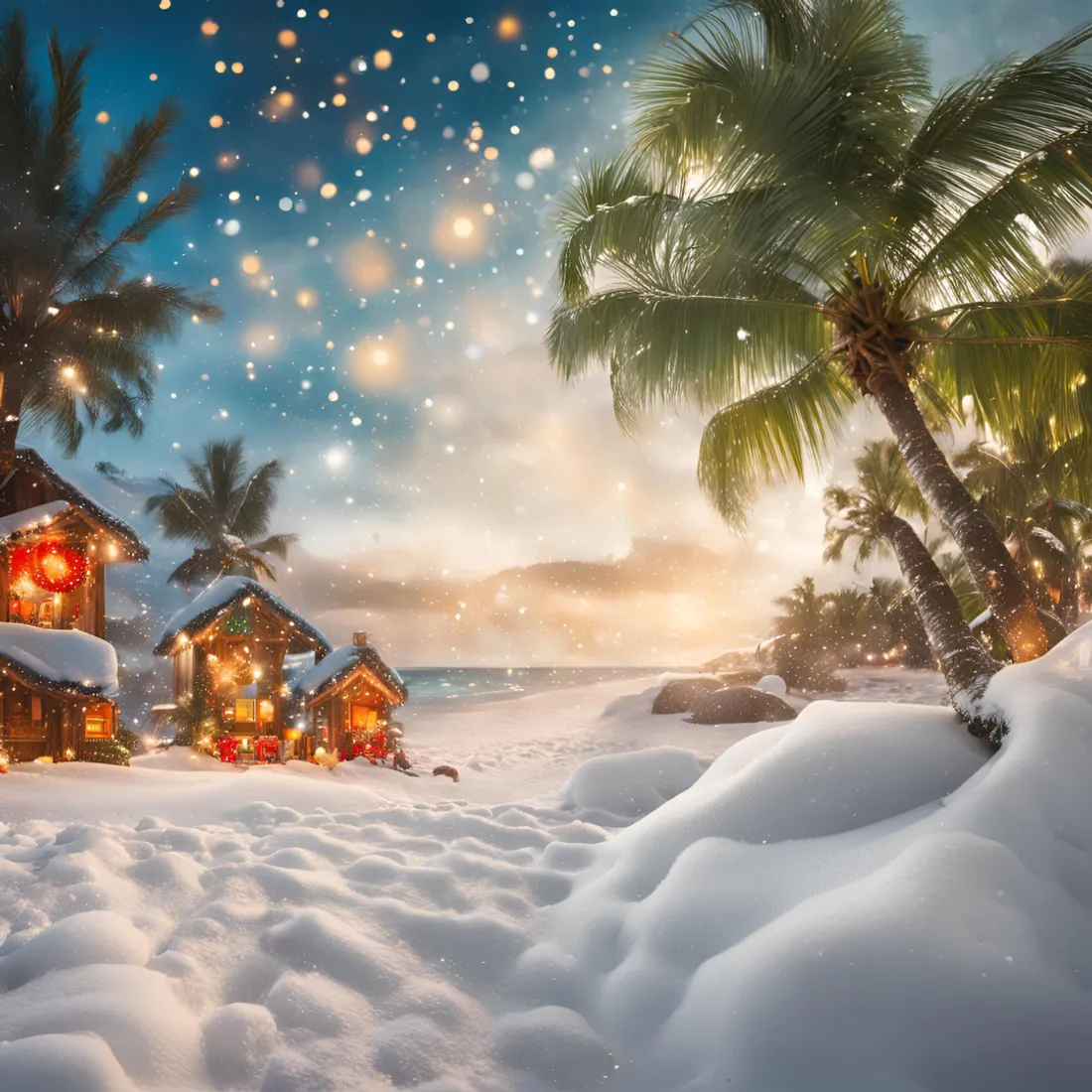 Un Noël sous la neige ou sous les tropiques ?