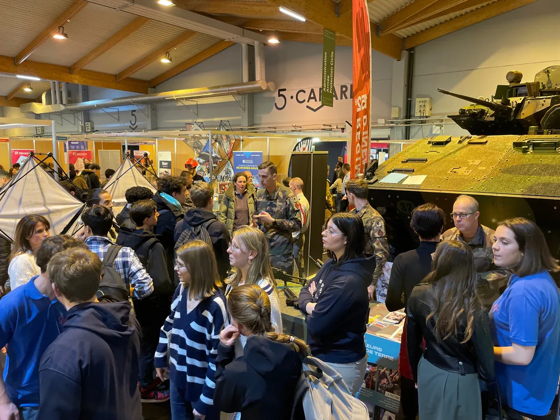 La foule dès le 1er jour du Salon Formation Emploi Alsace 2024 à Colmar