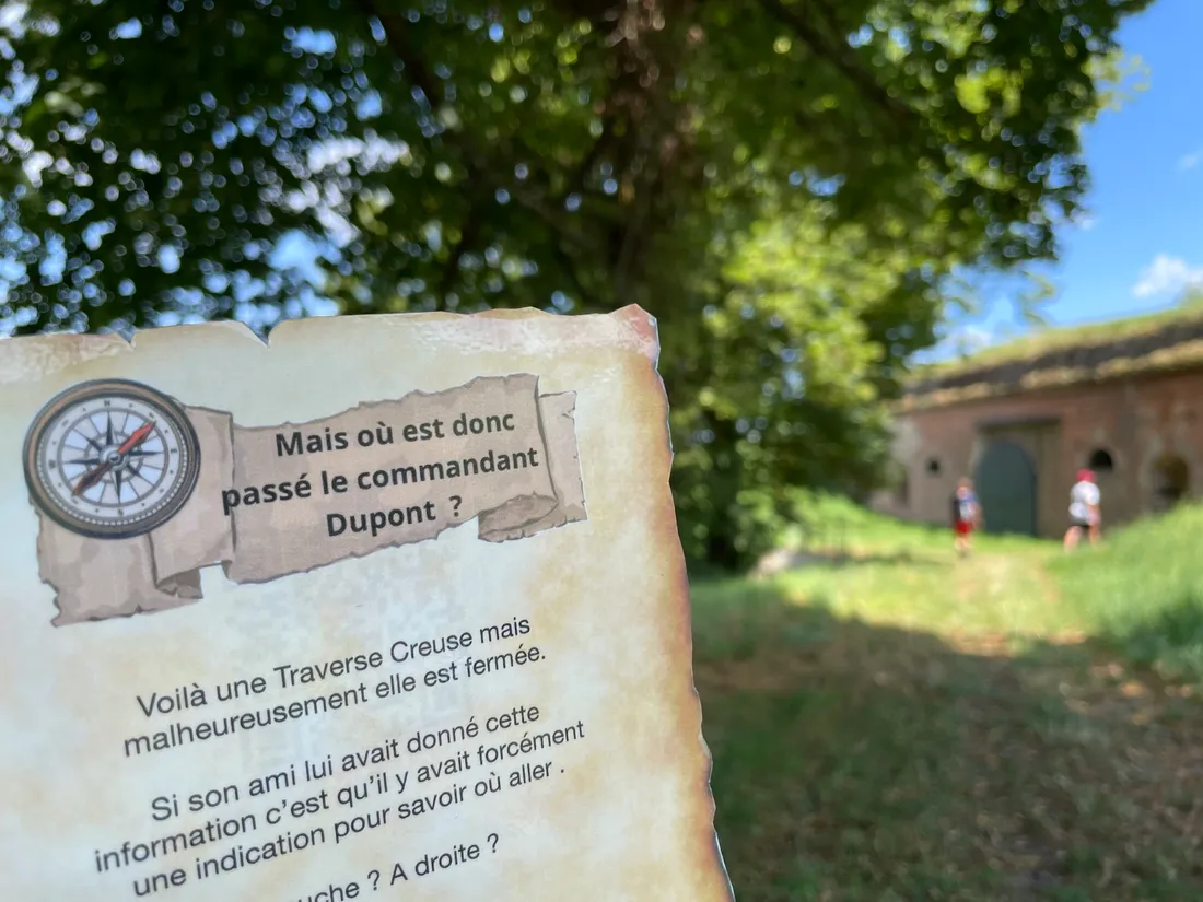 L'été est un bon moment pour faire un escape game en extérieur, ici à Neuf-Brisach