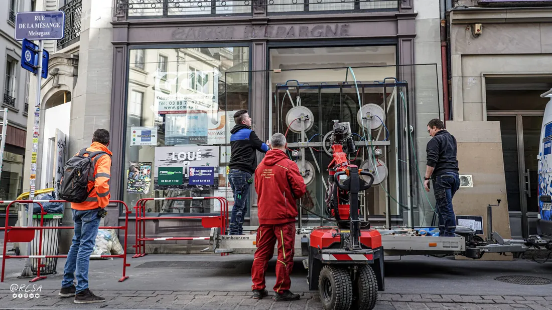 La nouvelle boutique du Racing est venue s'installer rue de la Mésange 