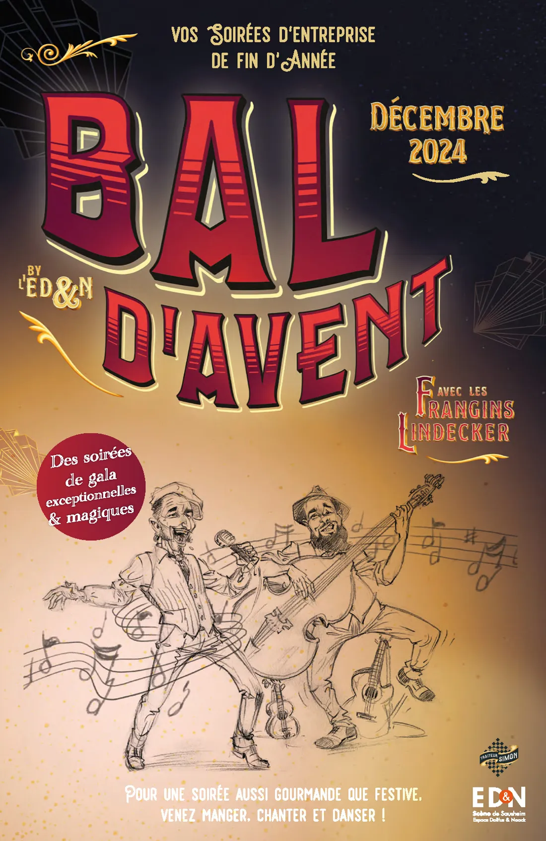 BAL D’AVENT pour des soirées fin d'année à l'ED&N de Sausheim