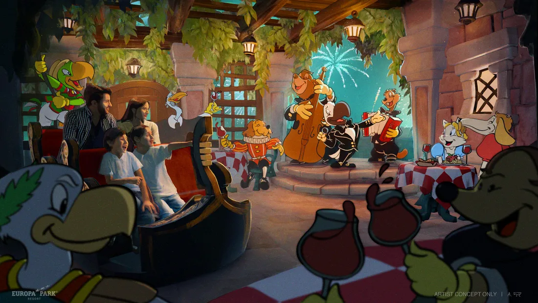 Le projet de la nouvelle attraction « Enzo’s Piccolo Mondo » 