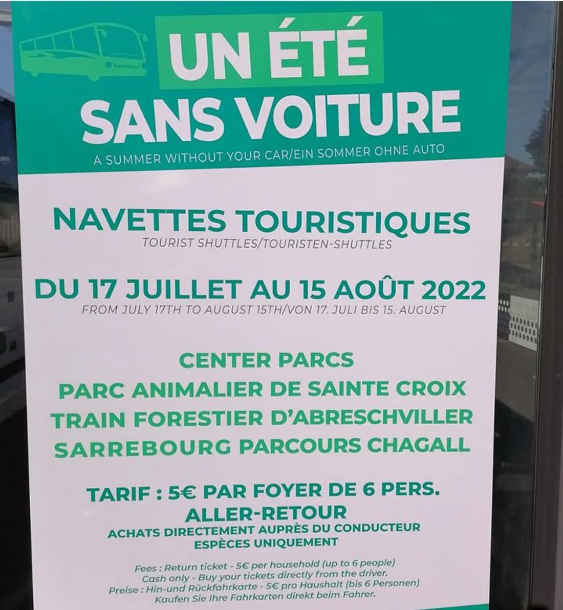 Opération "été sans voiture"