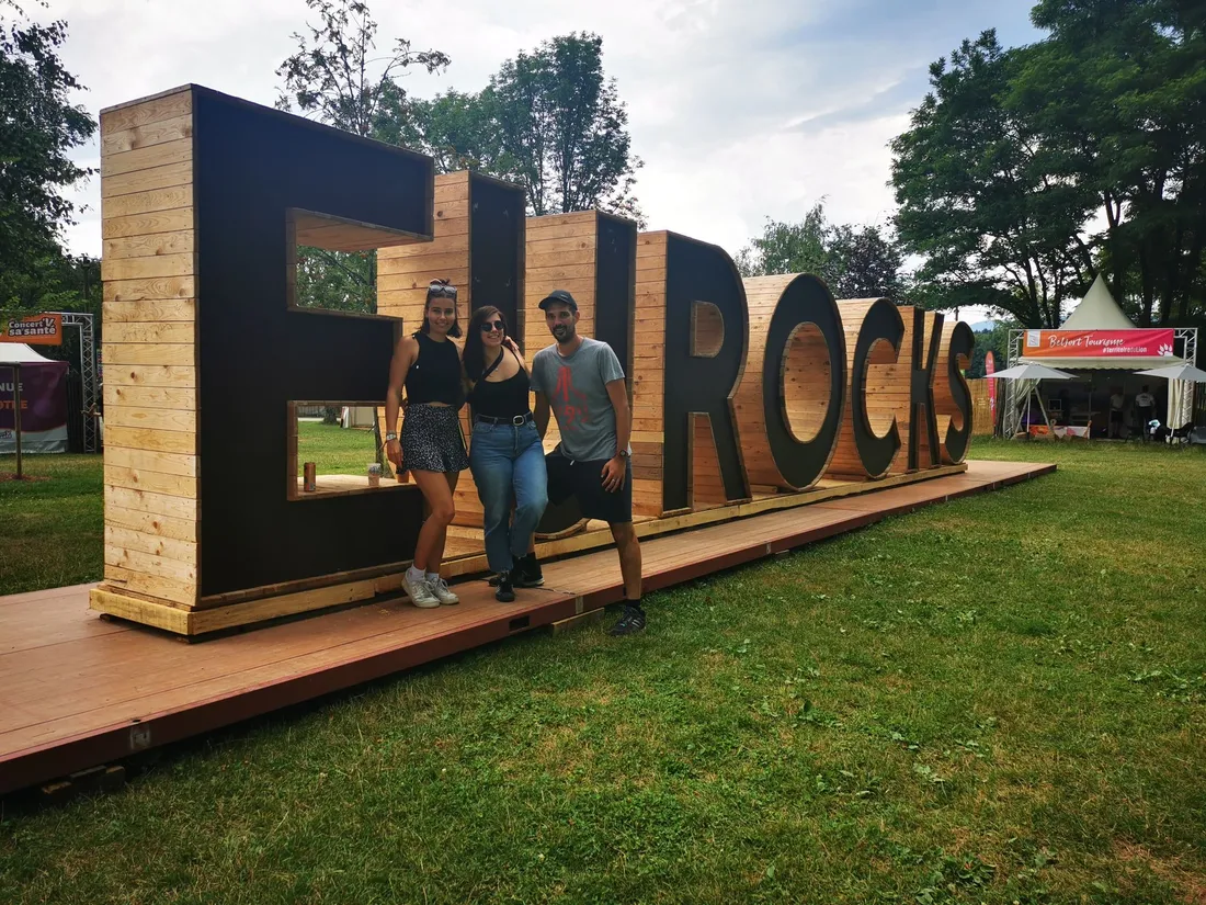 Marine, Carole et Seb aux Eurock 2022... mais ça c'était avant l'orage