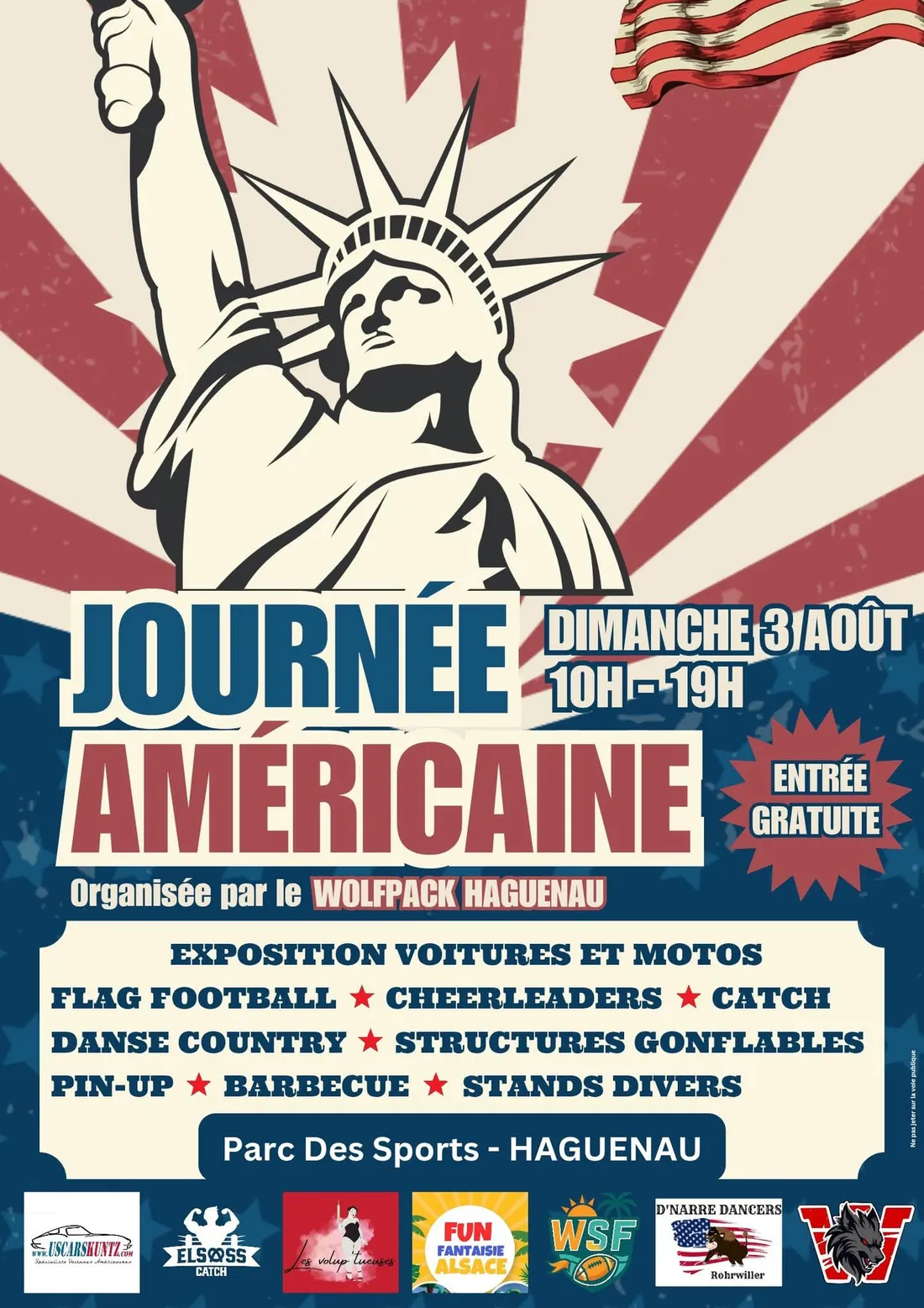 Journée Américaine organisé par le Wolfpack Haguenau