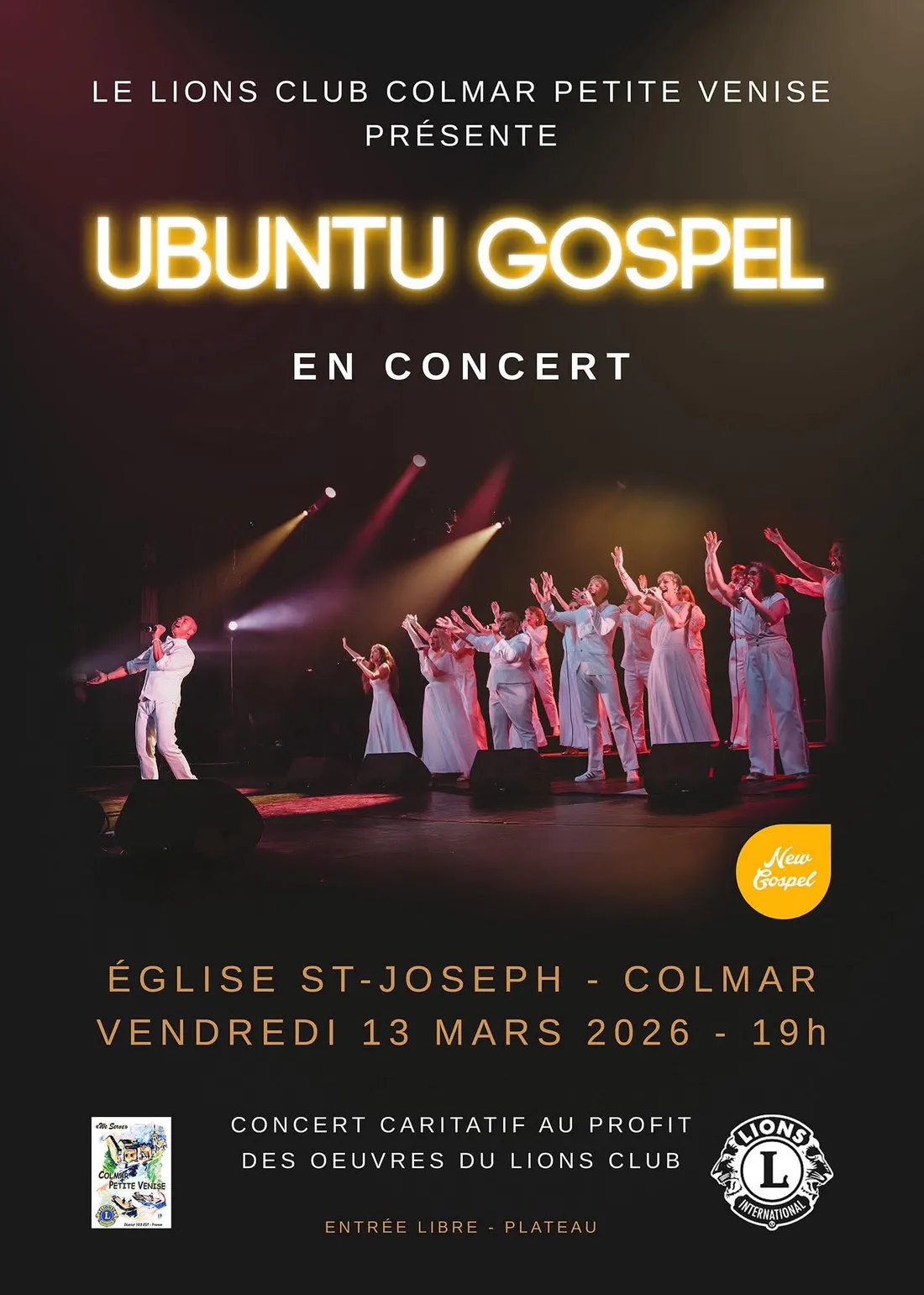 Ubuntu Gospel : concert Caritatif de Gospel