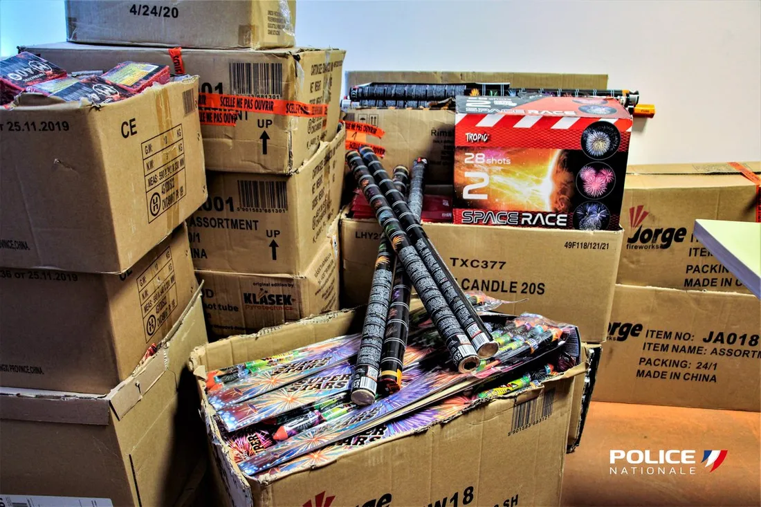 300 kilos d'artifices saisi à Fegersheim