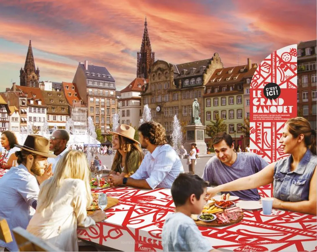 Le grand banquet, ce samedi entre 11h et 17h place Kléber à Strasbourg