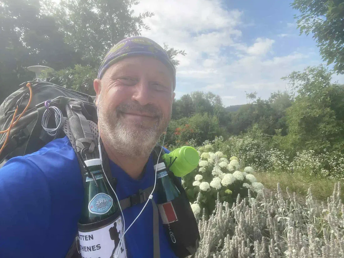 Gaëtan est au début de son périple