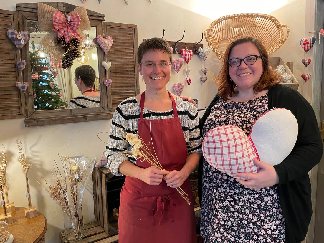 Emilie et Virginie proposent de belles décos dans leur atelier-boutique à Villé