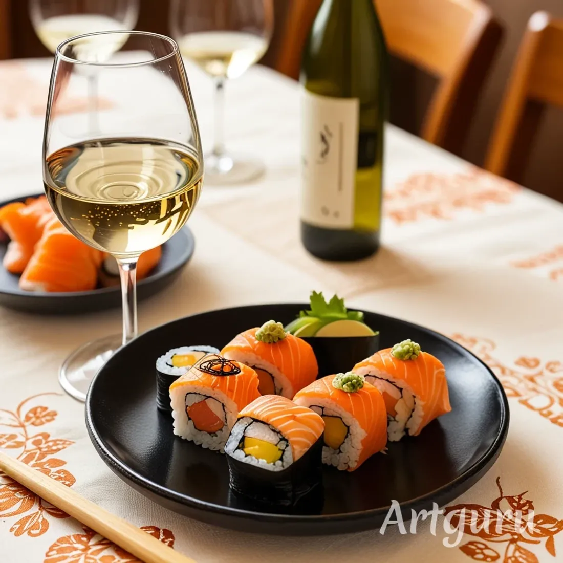 Les vins d'Alsace  se marient avec les mets japonais