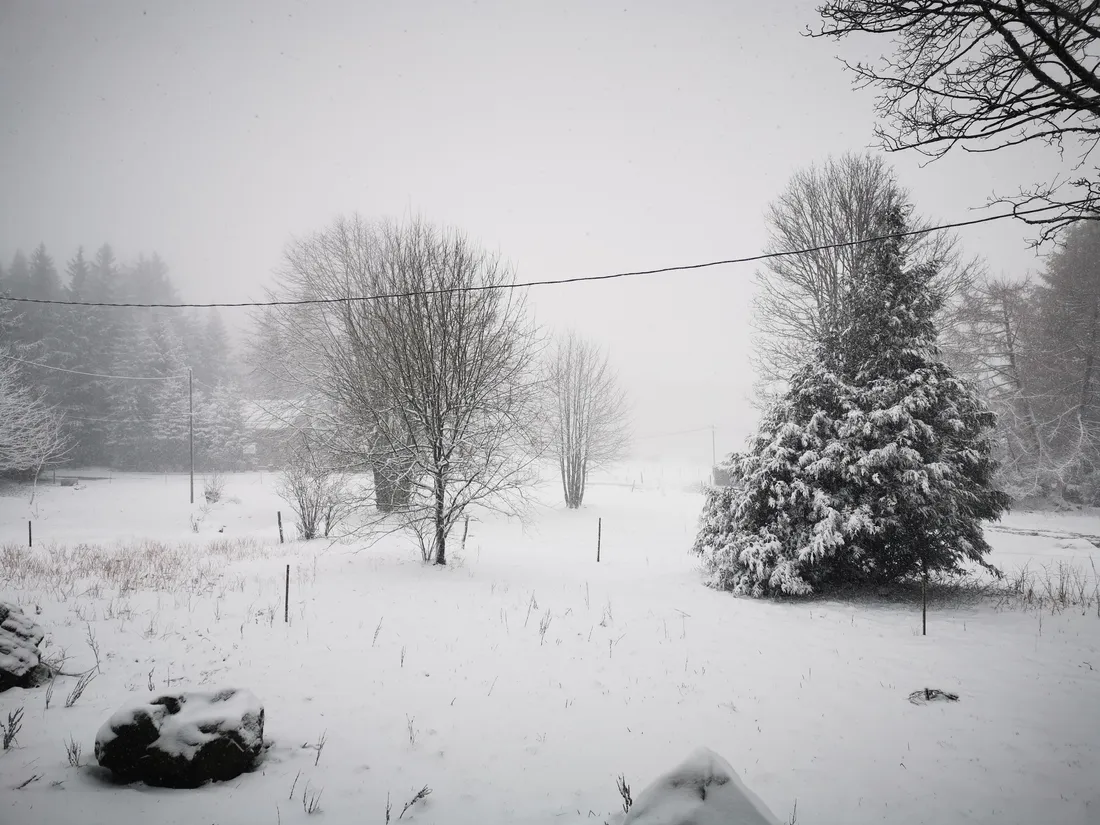 Au Champ du feu la neige était de retour ce dimanche