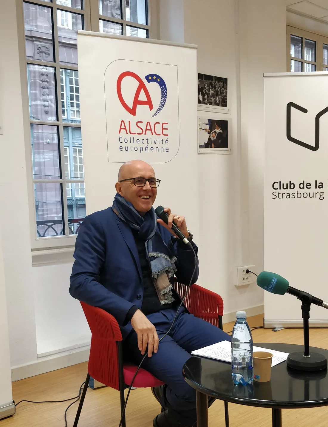 Frédéric Bierry a présenté ses vœux au club de la presse à Strasbourg