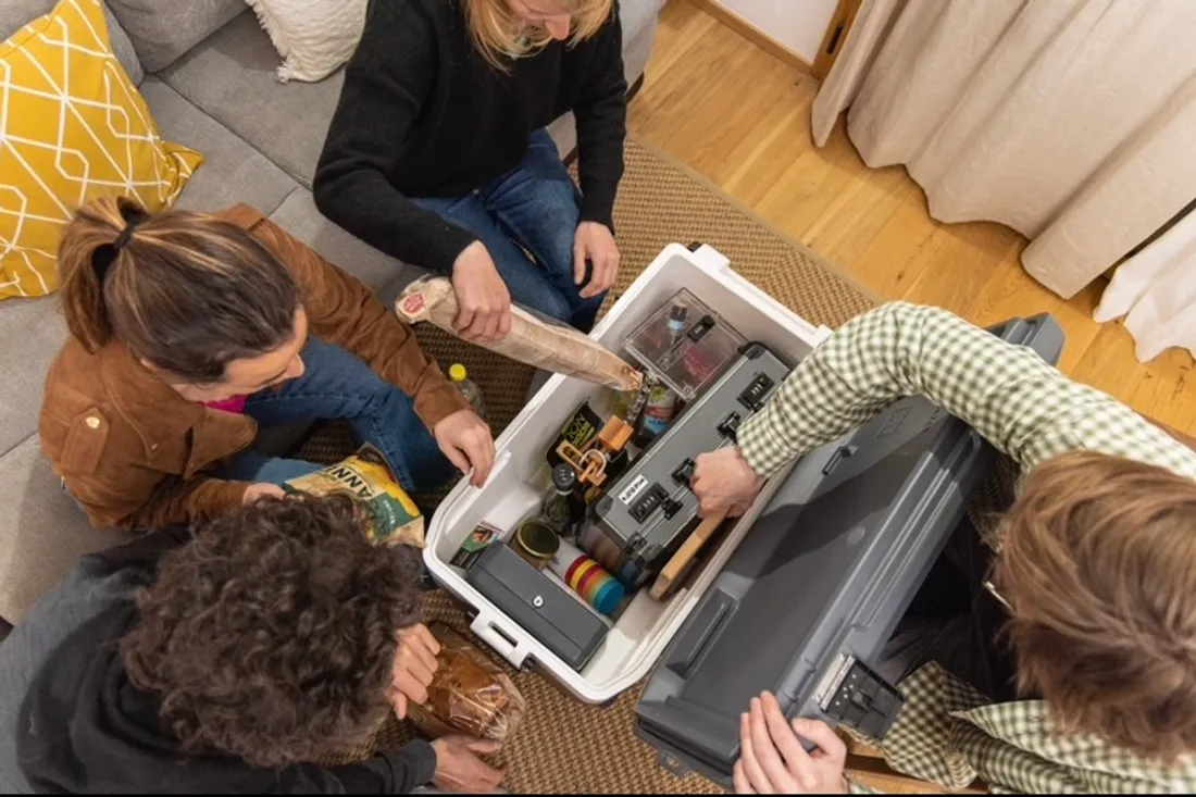 Pour pouvoir profiter de l'apéro, il faut d'abord résoudre des énigmes 