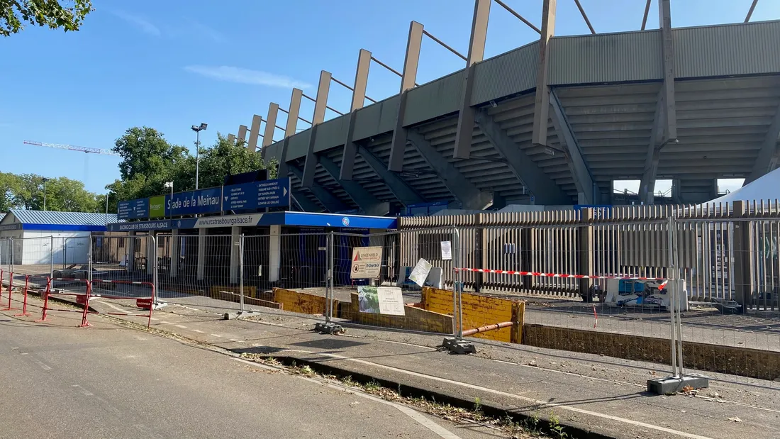 Les travaux sont lancés au stade de la Meinau.