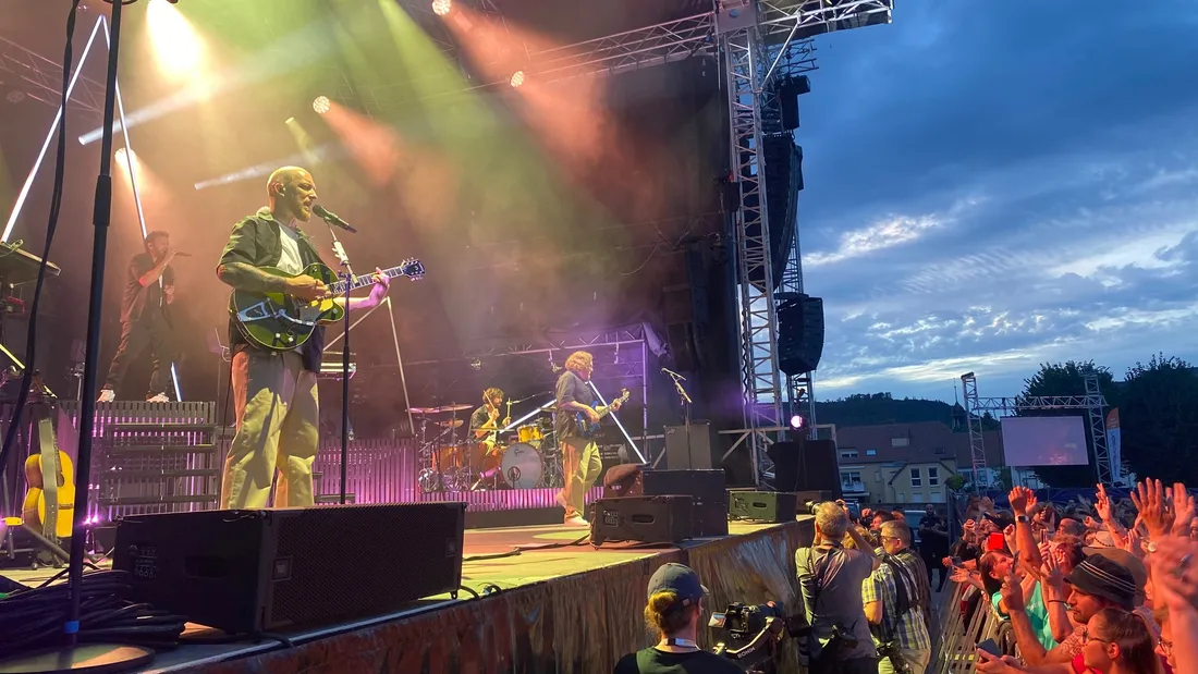 Claudio Capéo est monté sur la scène des Alpagas Bleus le 20 juillet.