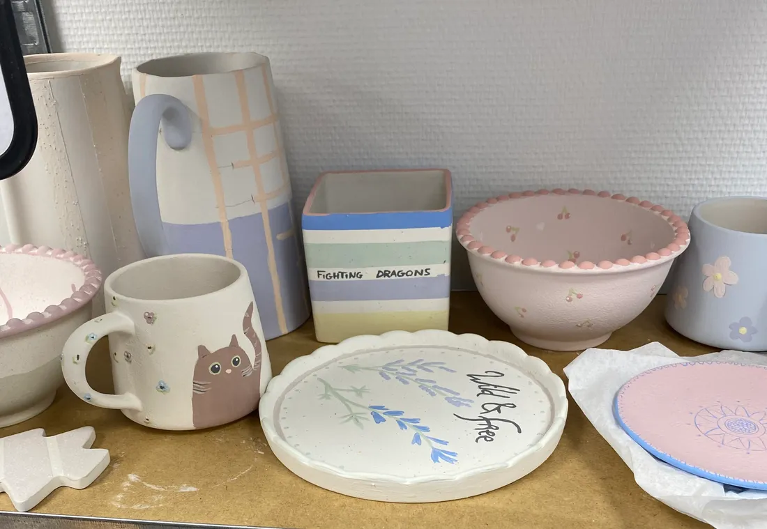 Des belles créations réalisées autour d'un café !