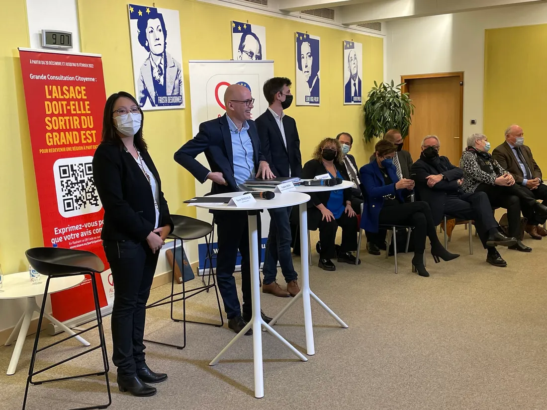 Frédéric Bierry a annoncé ce lundi les résultats de la consultation citoyenne