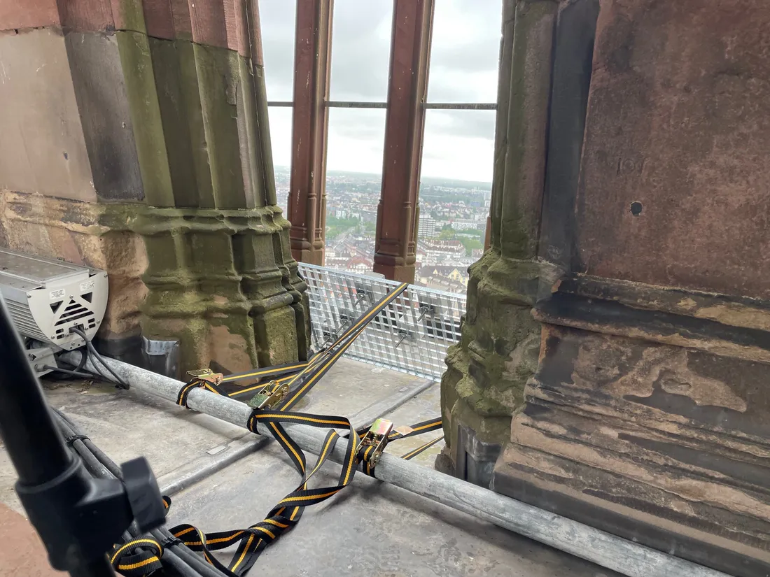 Les sondes et les capteurs sont installés dans la flèche pour 3 ans d'études 