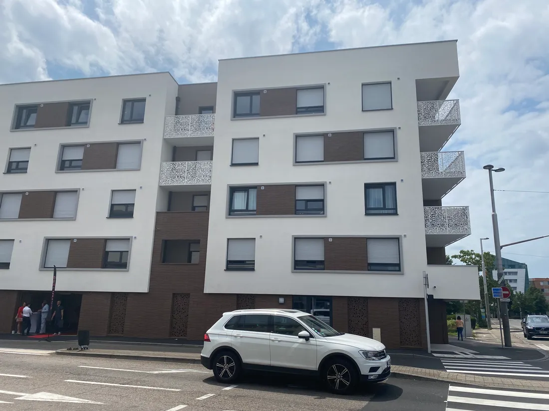 A Illkirch, cette nouvelle résidence a une façade dépolluante.
