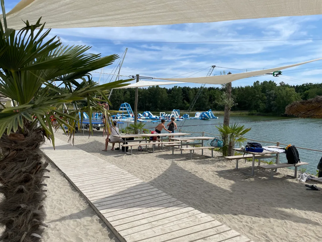 "East Park" à Bartenheim est un petit paradis les pieds dans le sable