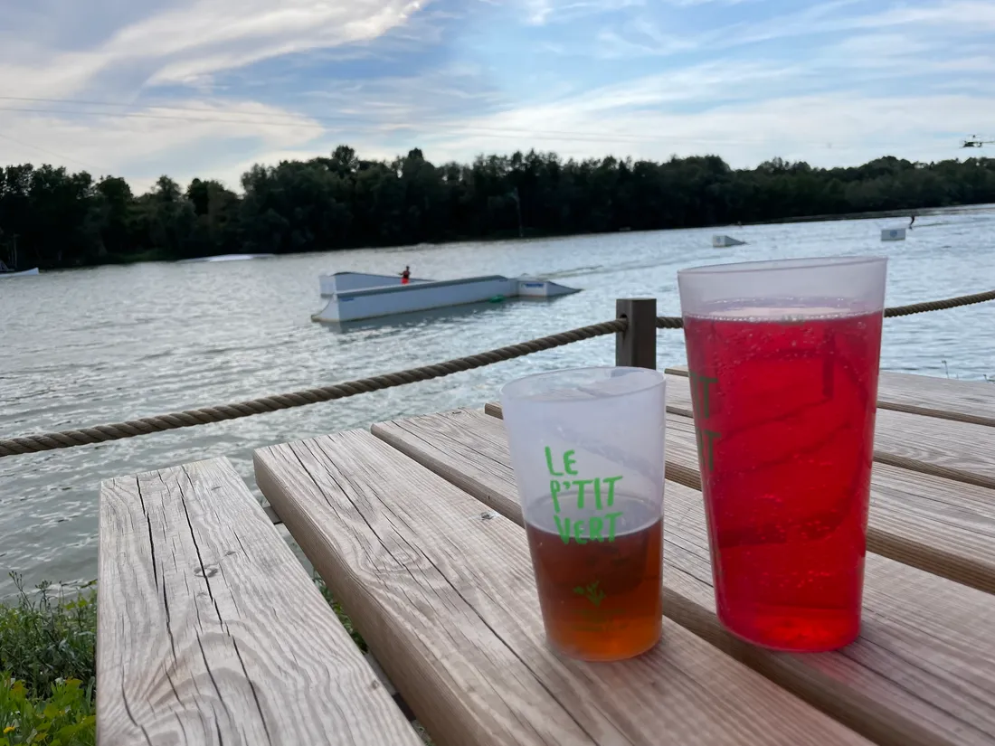 En fin de journée à Bartenheim au parc aquatique