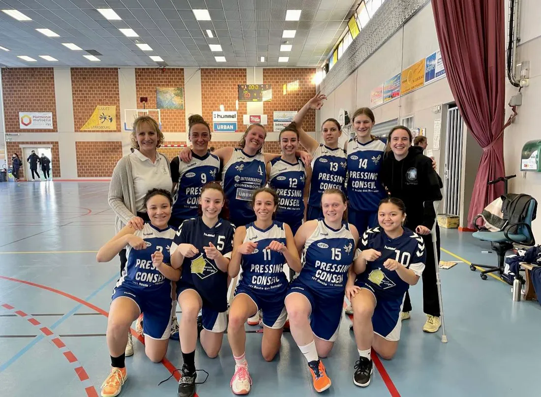 Photo de l'équipe séniore féminine une 