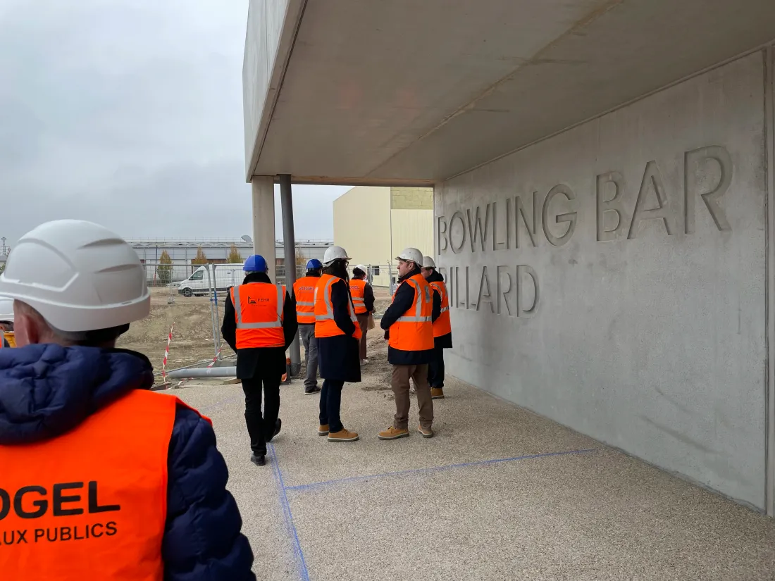 Une visite de chantier a eu lieu pour les élus locaux de Sélestat