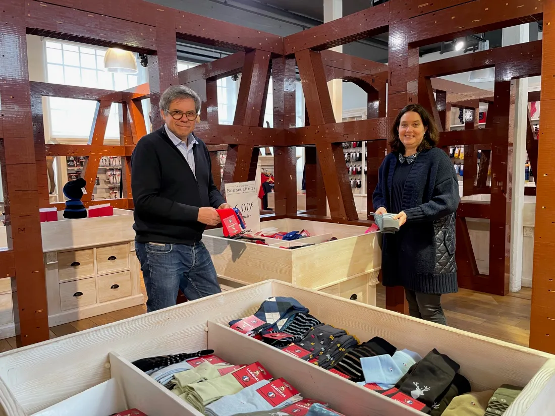 Dominique Malfait, directeur, et Stéphanie Bessot, directrice marketing, à Labonal Dambach-la-Ville