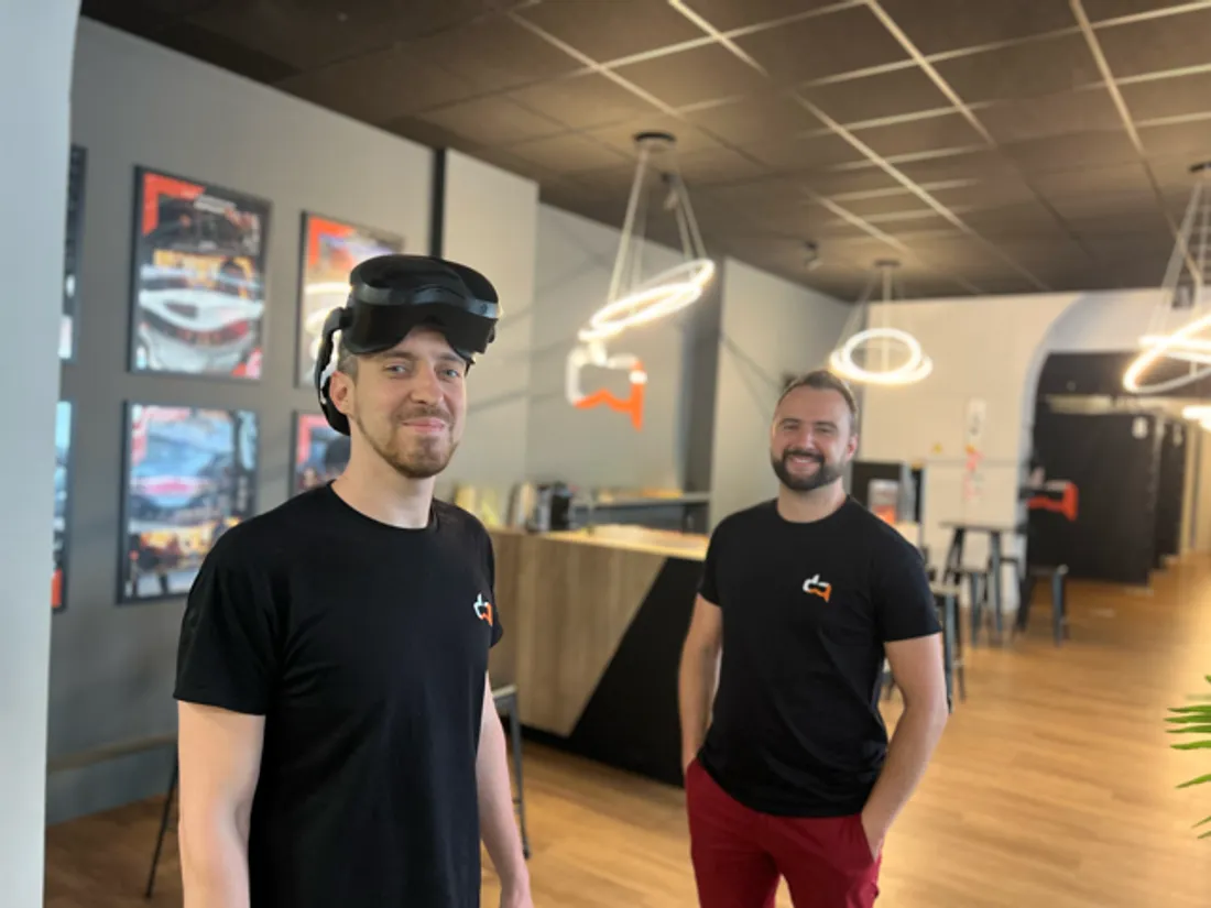 Les deux co-gérants de la franchise de Mulhouse