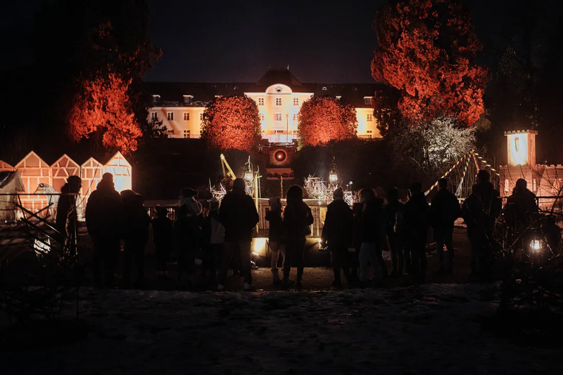 Le Parc de Wesserling est magnifique à la nuit tombée