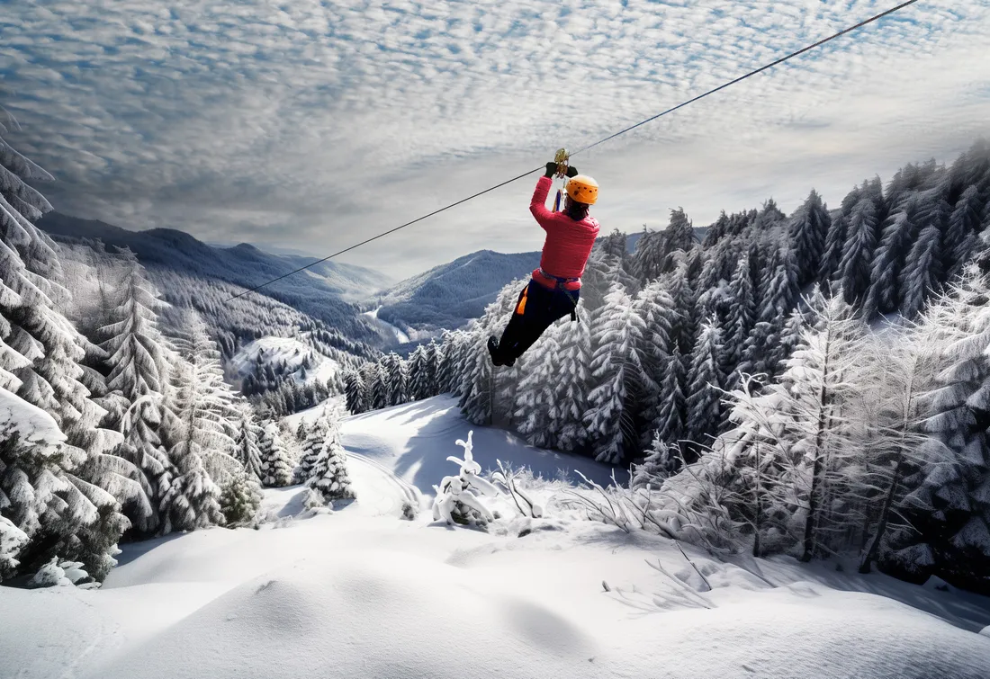 Le plein de sensations au Verti'Câble de Breitenbach