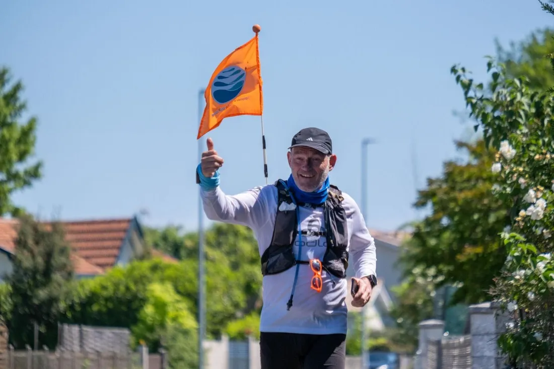 Philippe Moreau va parcourir 1764 kilomètres au total 