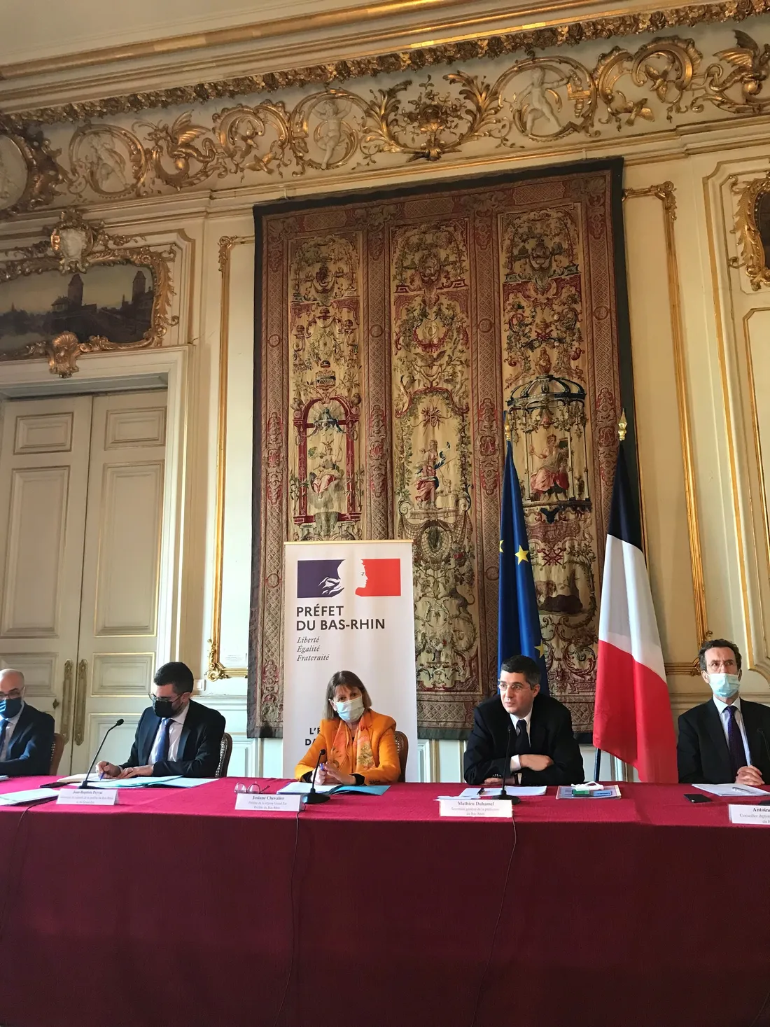 La préfète Josiane Chevalier a détaillé le dispositif d'accueil des réfugiés ukrainiens