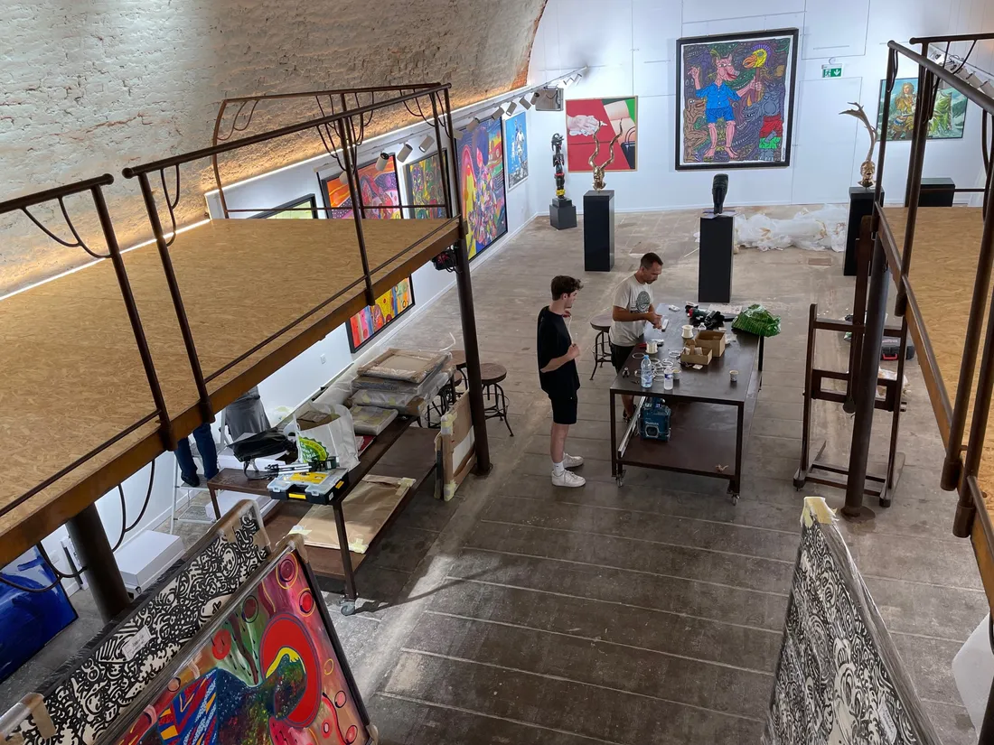 Tout sera prêt dans quelques heures pour accueillir le public à la Poudrière de Sélestat