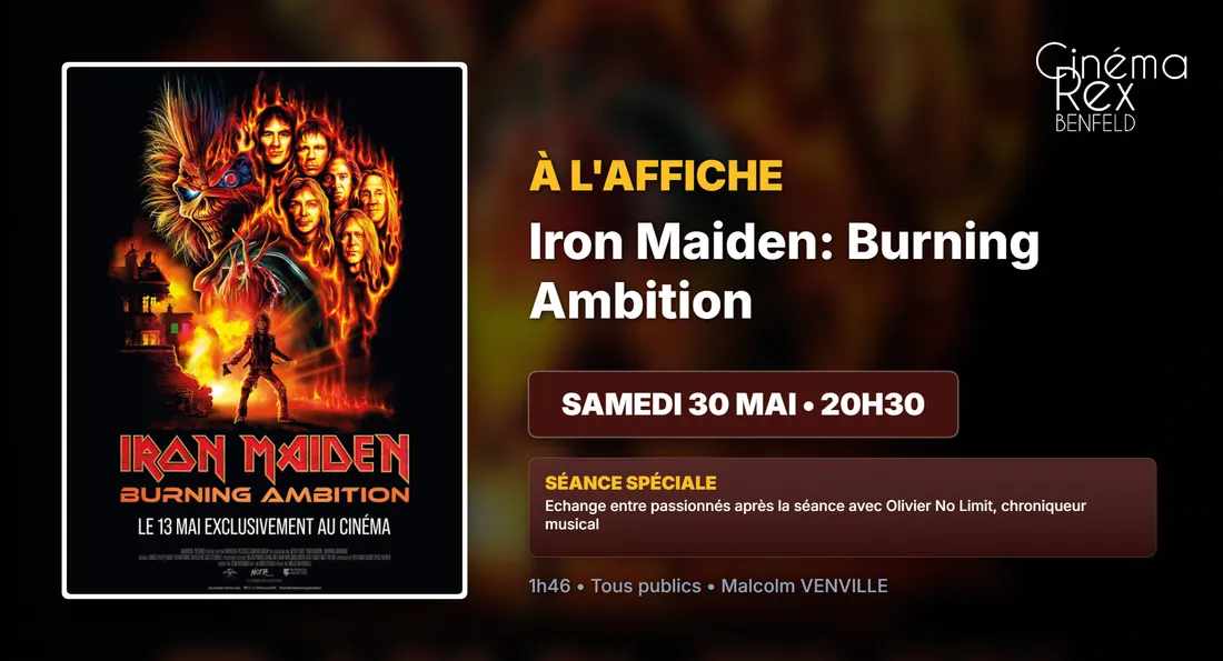 Film documentaire de Malcolm Venville cinéma benfeld