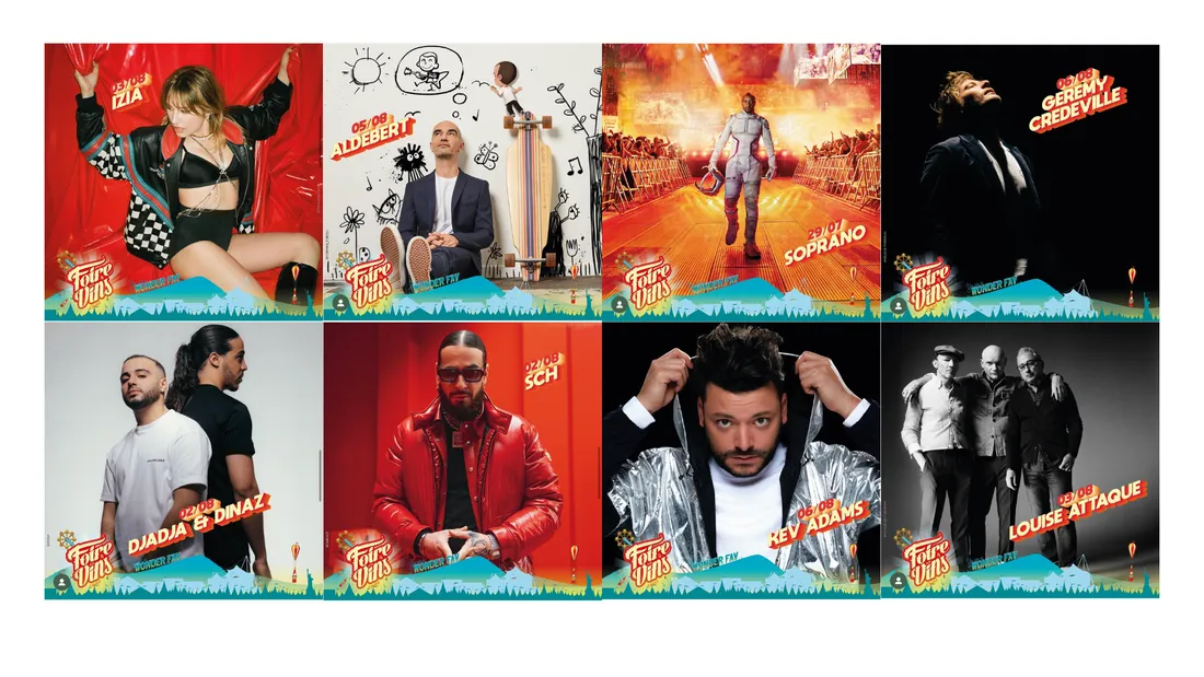 Découvrez la programmation des artistes présents à la Foire aux Vins de Colmar 