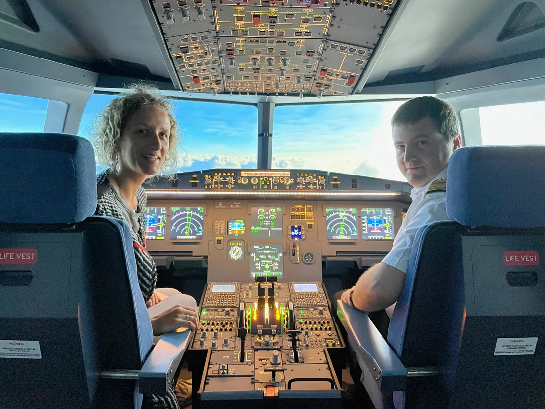 Céline est prête à faire décoller un A320