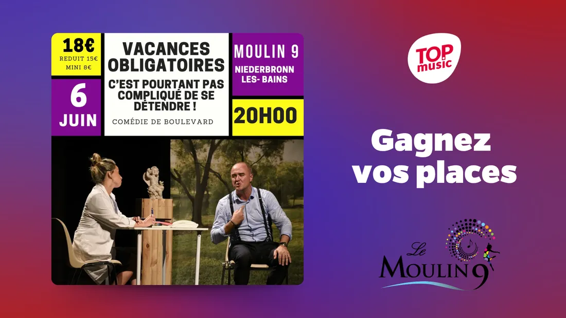 "Vacances obligatoires, c'est pourtant pas compliqué de se détendre" - Comédie de Boulevard