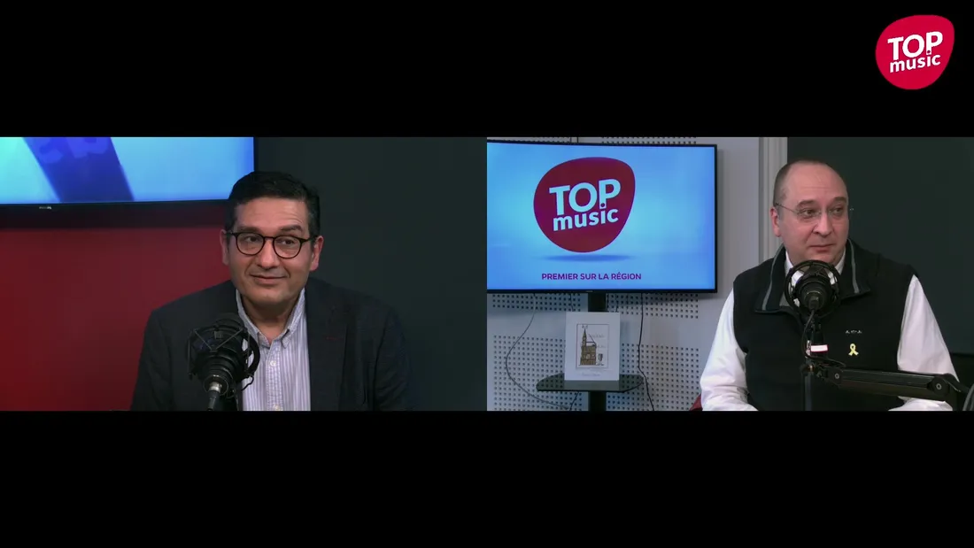 Les Professeurs Youssef Cherif Akladios et Luc Soler