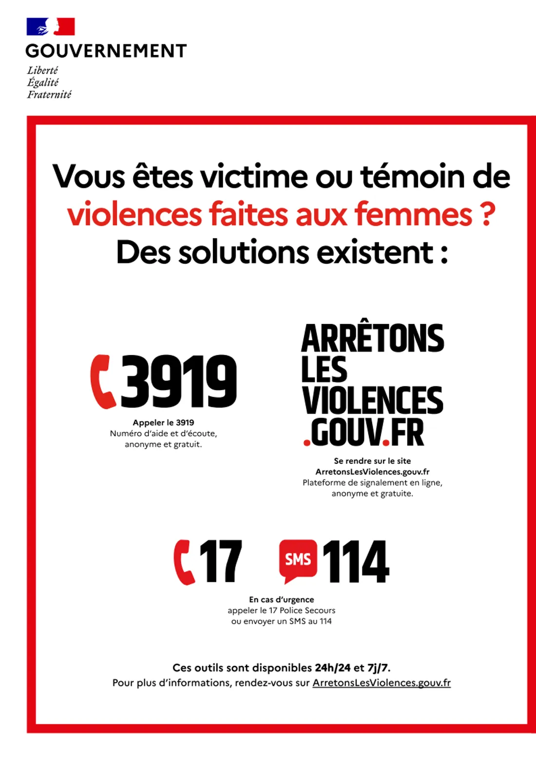 Des numéros à garder dans un coin de la tête