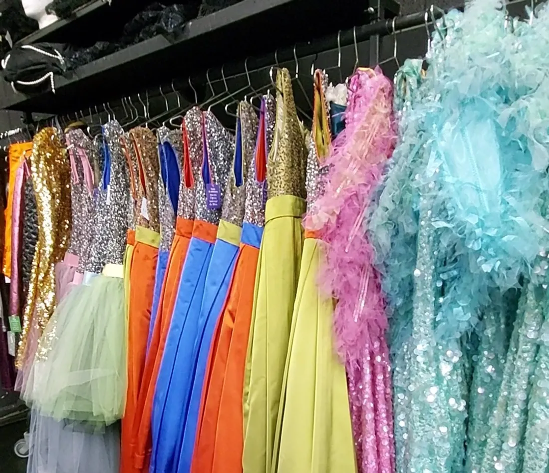 Des robes de bal, des tutus... l'Opéra national du Rhin propose de nombreux costumes.