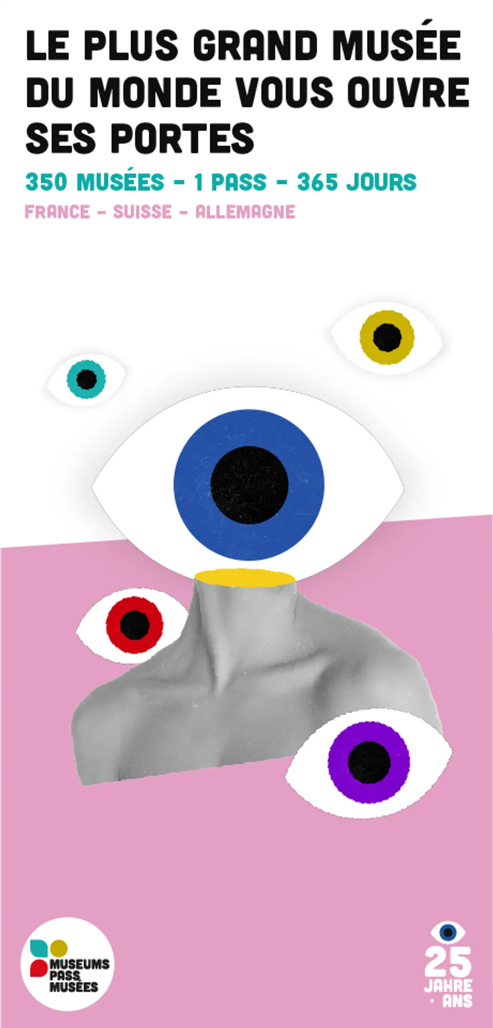 Les 25 ans du MUSEUMS PASS MUSEES
