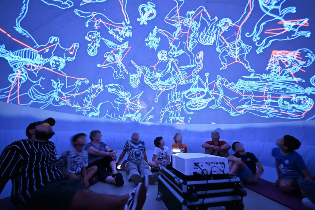 Un planétarium mobile à Mulhouse