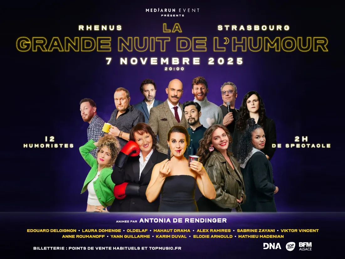 La Grande Nuit de l'Humour, le 7 novembre