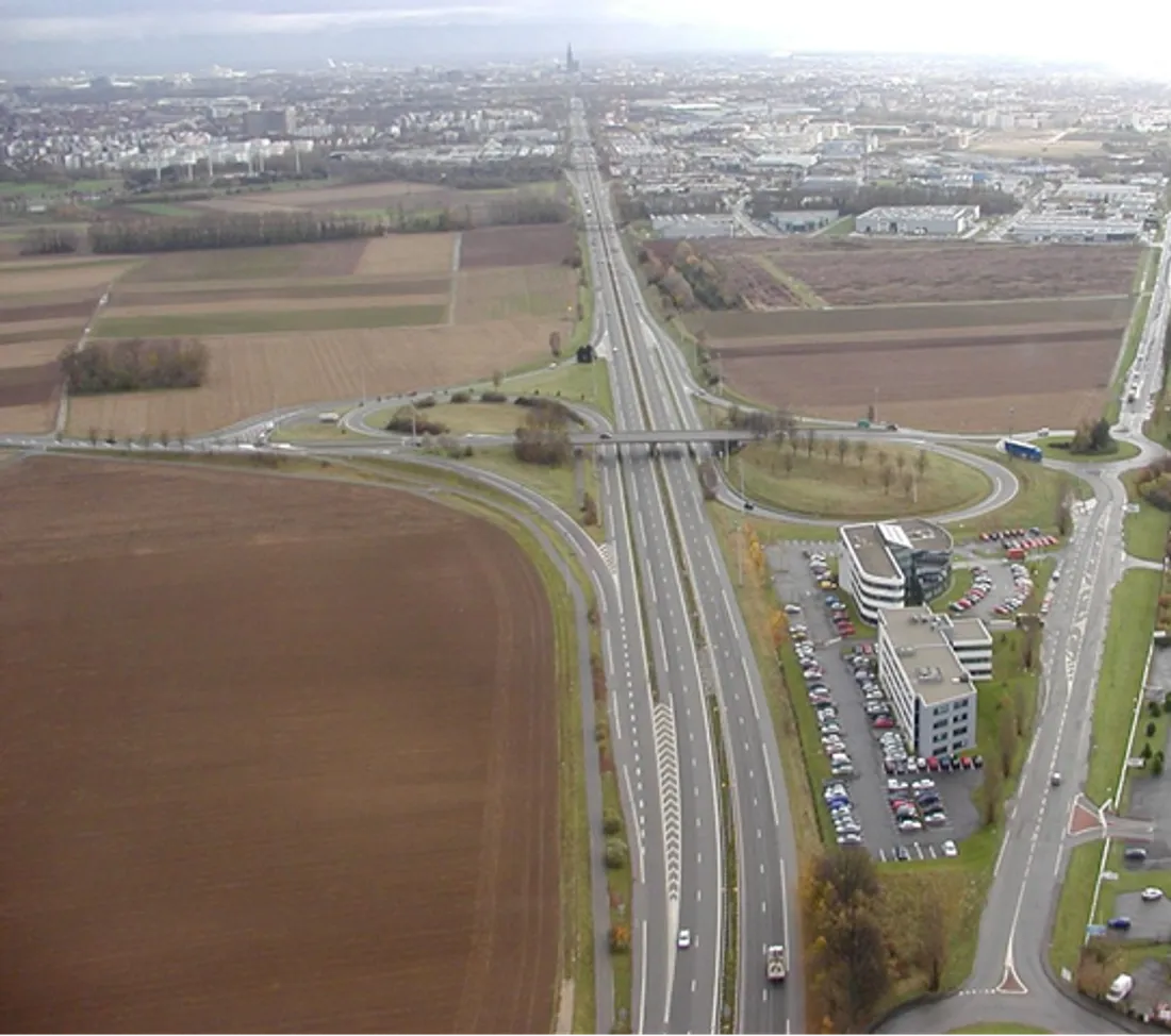 Deux week-ends de travaux au niveau de l'échangeur de Wolfisheim
