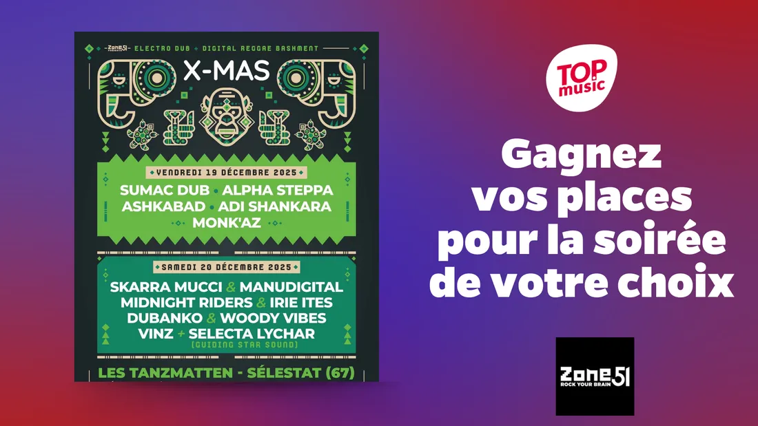 Gagnez une soirée à la X-MAS PARTY de ZONE 51