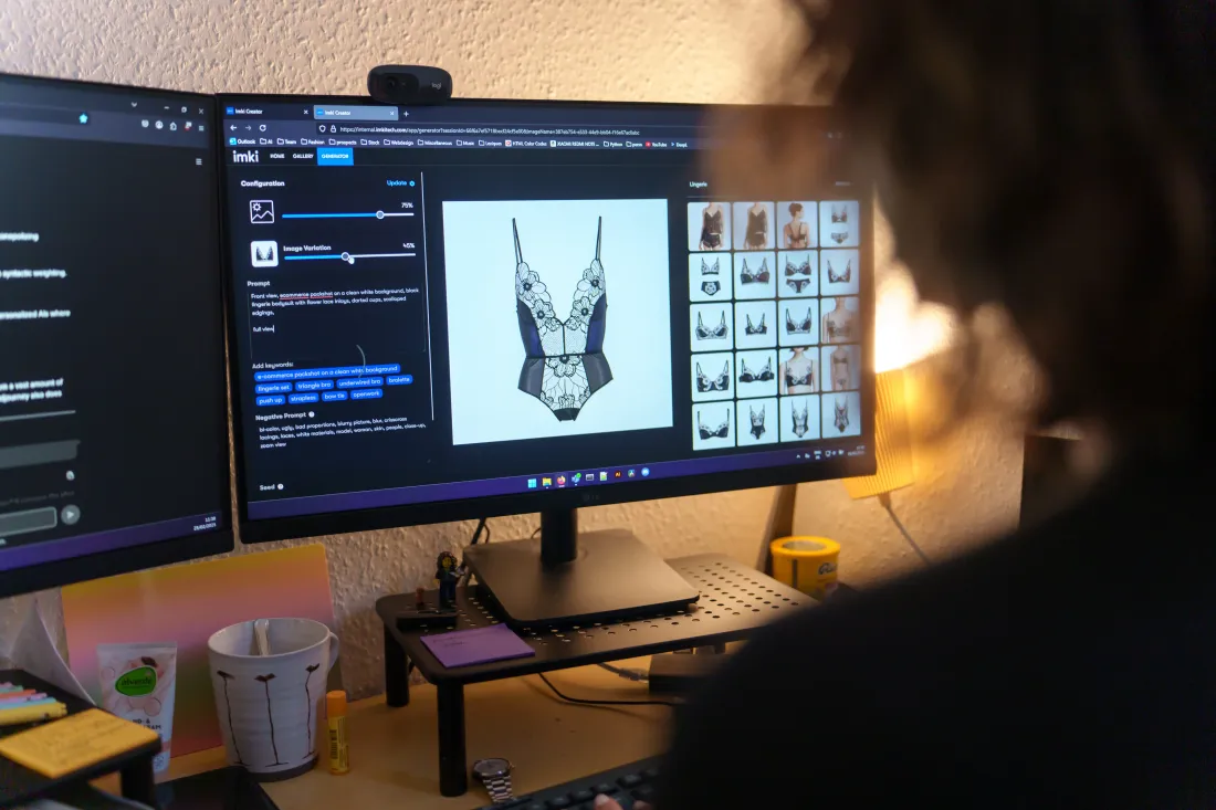 Imki propose à des marques d'habits des les accompagner avec l'IA.