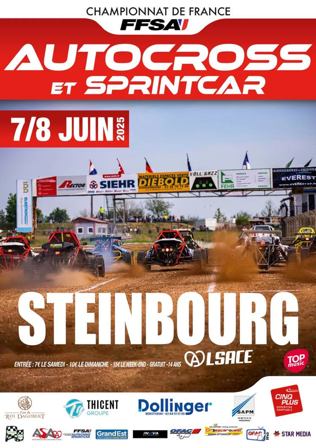Championnat de France d’Autocross et Sprintcar à Steinbourg